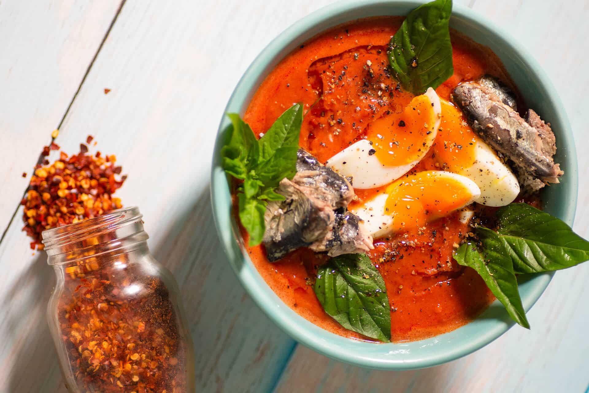 Spanish Salmorejo Sardine Soup - Nonna Pia's