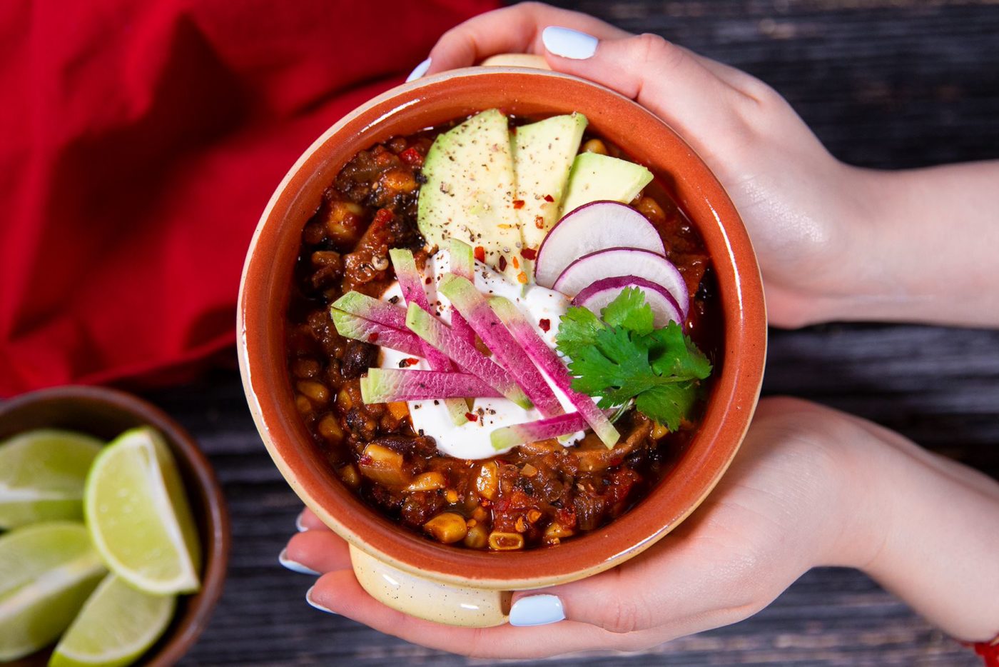 The Best Spicy Vegan Chili - Nonna Pia's