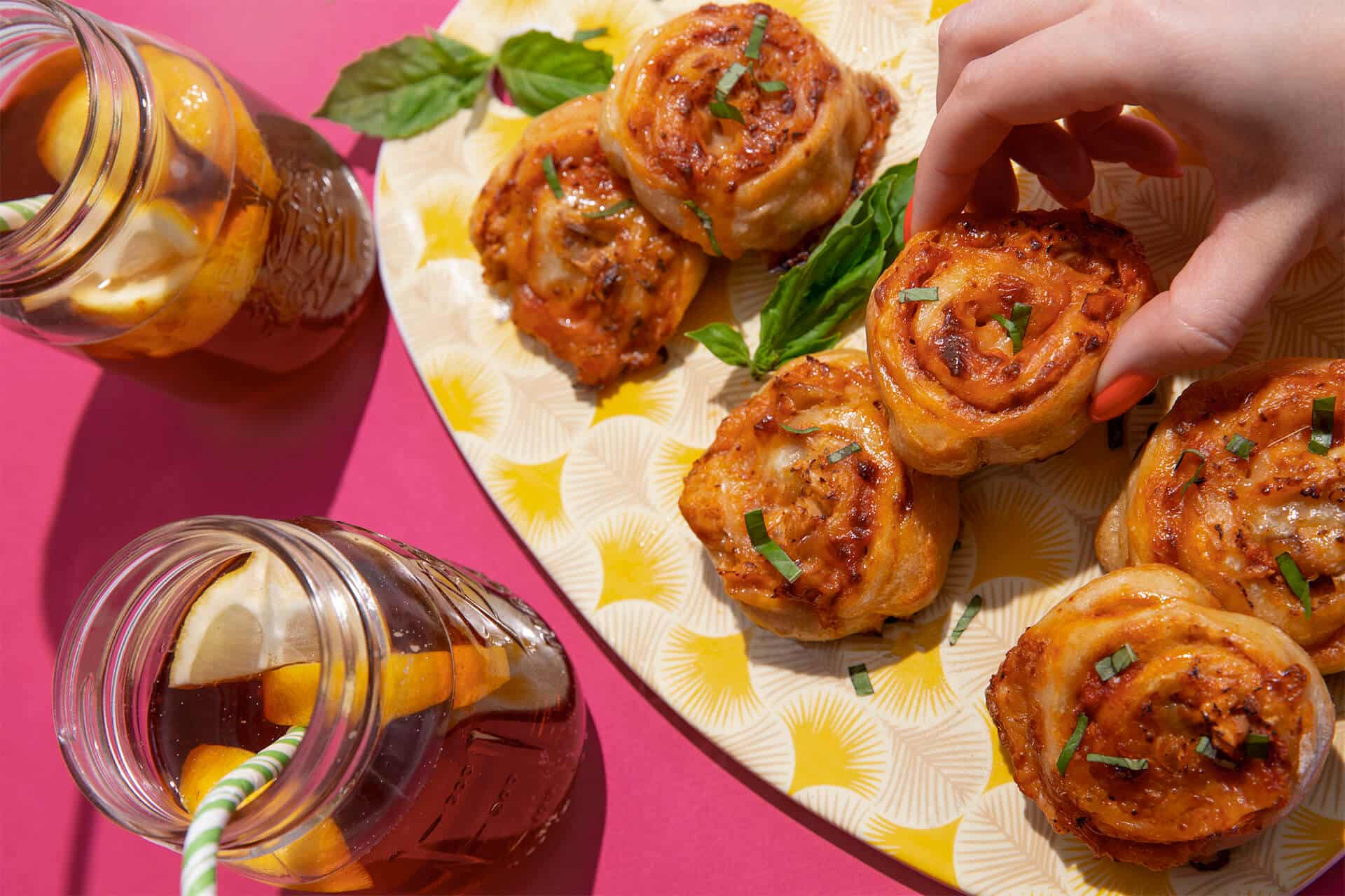 Salmon Pizza Wheels - Nonna Pia's