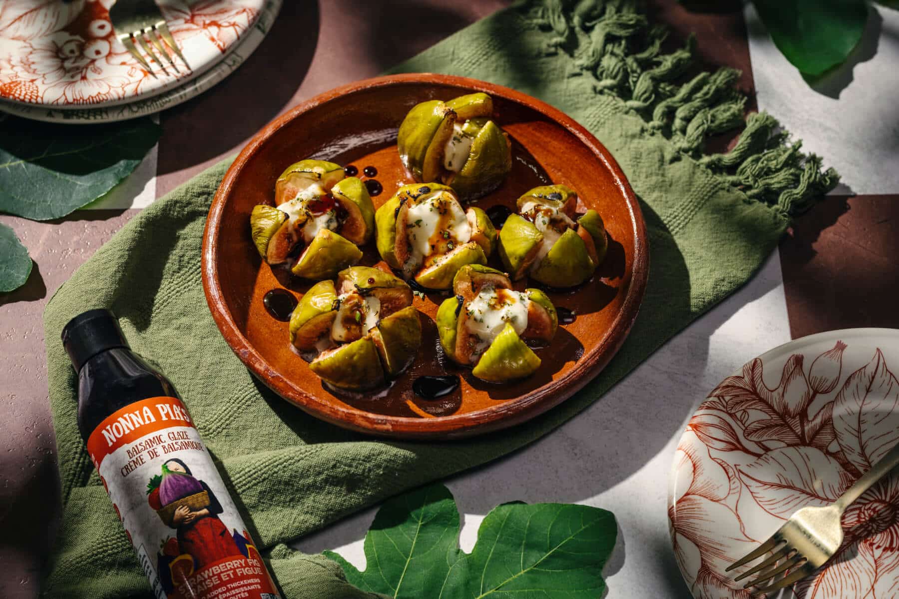 Balsamic & Blue Cheese Figs - Nonna Pia's